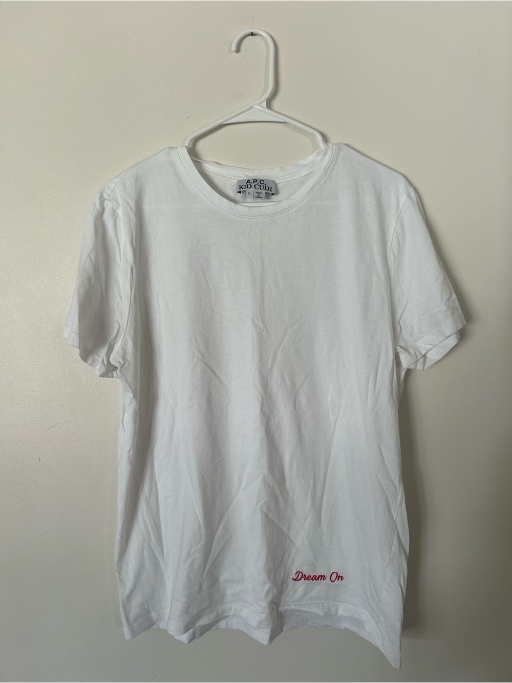 A.P.C. x KID CUDI Dream On T-Shirt White XL